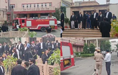 Jaipur News: राजस्थान हाईकोर्ट को ई-मेल पर मिली बम से उड़ाने की धमकी, कोर्ट परिसर खाली, जांच में जुटी पुलिस