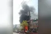 बेकरी में लगी भीषण आग ,3 मंजिला इमारत जलकर खाक
