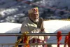 केदारनाथ धाम पहुंचे पीएम मोदी, रोपवे की रखी आधारशिला