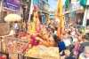 श्याम बाबा मंदिर के पट हुए बंद, भक्तों के आने का सिलसिला रहा जारी