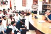 एबीवीपी ने किया आरयू में विरोध-प्रदर्शन, पुलिस ने बाहर निकाला