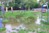 बरसात में पार्कों में पानी भरा, दौड़ रहा खतरा 