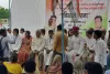 बिजली, पानी और कानून व्यवस्था मुद्दे पर जयपुर कांग्रेस ने दिया धरना