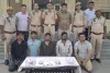 पुलिस की बड़ी कार्रवाई : डकैती की योजना बनाते 5 शातिर बदमाश गिरफ्तार, हथियार और बाइक बरामद