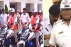 कर्नाटक में ट्रैफिक पुलिस को मिले एसी हेलमेट, गर्मी से बचाने में करेंगे मदद