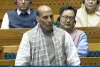 विपक्ष के हंगामे के कारण लोकसभा की कार्यवाही स्थगित : हंगामे के कारण नहीं हो सका कोई काम, राजनाथ ने कहा- सरकार विस्तृत चर्चा कराने को तैयार 