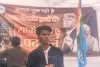 शहीद स्मारक पर NSUI का विरोध प्रदर्शन, अमेरिका पर केंद्र सरकार की नीतियों को लेकर युवा वर्ग ने स्वतंत्र और पारदर्शी विदेश नीति की मांग की