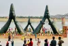 नमो घाट पर सुरक्षा गार्डों की गुंडागर्दी: घूमने आए पर्यटकों के साथ मारपीट;  एक की मौत, दो अन्य घायल, चार शख्स गिरफ्तार