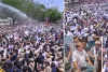 नीट पेपर लीक के विरोध में कांग्रेस का प्रदर्शन : बैरिकेड्स पर चढ़े कार्यकर्ताओं पर पुलिस ने किया वाटर कैनन का इस्तेमाल, धरने पर बैठे खाचरियावास