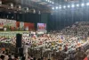 एसएमएस स्टेडियम में जुटे किसान : प्राकृतिक खेती का लेंगे प्रशिक्षण, भजनलाल-देवव्रत-बागड़े रहे मौजूद