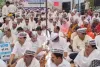 शहीद स्मारक पर लोकतंत्र बचाओ सत्याग्रह कार्यक्रम, कांग्रेस नेताओं ने कार्यकर्ताओं में भरा जोश