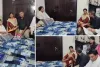 कांग्रेस नेताओं ने की रेशु गुप्ता से मुलाकात, सहायता राशि सौंपी