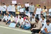 दिल्ली के छात्र आंदोलन के समर्थन में जोधपुर में प्रदर्शन, शिक्षा मंत्री के इस्तीफे की मांग