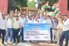 जेसीटीएसएल कर्मचारियों का प्रदर्शन, मांगें नहीं मानी तो कार्य बहिष्कार की चेतावनी
