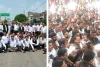 युवाओं पर लाठीचार्ज के खिलाफ अधिवक्ताओं का प्रदर्शन, कलेक्ट्रेट तक निकाला जुलूस; दोषियों पर कार्रवाई की मांग