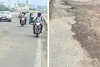 ऐ भाई...जरा देखकर चलो : बरसात से पहले ही उधड़ीं कोटा की सड़कें, हादसों को न्योता दे रही बिखरी गिट्टी