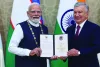 उज्बेकिस्तान के सर्वोच्च सम्मान से सम्मानित मोदी : दोनों देशों के बीच स्थायी संबंधों को किया समर्पित, कहा- लोगों के बीच गहरी जड़ें रखने वाली मित्रता का प्रतिबिंब  