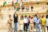 हवामहल स्मारक में लहराया तिरंगा, गूंजा देशभक्ति का जज्बा