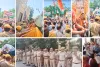 पुलिस कमिश्नरेट के सामने बड़ी संख्या में कांग्रेसी पहुंचे, पुलिस से टकराव के हालात