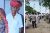 पति-पत्नी की करंट से मौत, खेत में टूटकर गिरे हाईटेंशन लाइन के तार से हादसा  15 भेड़-बकरियों की करंट  से मौत 