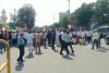 कांग्रेस का प्रदर्शन: जयपुर पुलिस मुख्यालय पर धक्का-मुक्की, जीरो एफआईआर से इनकार