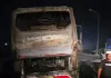 हरियाणा में चलती बस में लगी आग, 9 श्रद्धालुओं की मौत