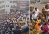 कांग्रेस मुख्यालय के घेराव के दौरान भाजपा युवा मोर्चा और पुलिस में धक्का-मुक्की : पुलिस ने बैरिकेडिंग लगाकर रोका, राहुल गांधी के खिलाफ की नारेबाजी 