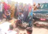विधायक की कार की टक्कर से स्कूटी सवार पूर्व सरपंच की मौत, आक्रोशित ग्रामीणों ने नेशनल हाइवे-52 पर शव रखकर लगाया जाम