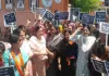 महिला आरक्षण मुद्दे पर सियासत तेज: कांग्रेस ने भाजपा मुख्यालय के समीप किया विरोध प्रदर्शन, महिलाओं के मुद्दे पर गंभीर नहीं होने का लगाया आरोप 