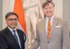 भारतीय विदेश सचिव विक्रम मिस्री ने की क्रिस्टोफर लैंडौ से मुलाकात : वैश्विक मुद्दों पर हुई चर्चा, अमेरिका और भारत के बीच घनिष्ठ साझेदारी की पुष्टि की