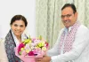 जापान में भारत की राजदूत नगमा मलिक ने मुख्यमंत्री भजनलाल शर्मा से की शिष्टाचार भेंट, विशेष मुद्दों पर चर्चा  