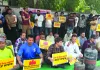 पंजाब में आप का गैस कीमतों में बढ़ोतरी के खिलाफ प्रदर्शन : बढ़ी कीमतों को वापस लेने की मांग, महंगाई पर नियंत्रण करने में विफल्ता पर की केंद्र सरकार की आलोचना
