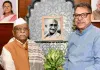 राज्यपाल बागडे से राज्यसभा सदस्य पूनियां ने की शिष्टाचार भेंट