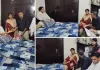 कांग्रेस नेताओं ने की रेशु गुप्ता से मुलाकात, सहायता राशि सौंपी