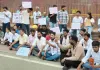 दिल्ली के छात्र आंदोलन के समर्थन में जोधपुर में प्रदर्शन, शिक्षा मंत्री के इस्तीफे की मांग