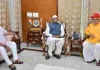 राज्यपाल हरिभाऊ बागडे से नगरीय विकास और चिकित्सा मंत्रियों की शिष्टाचार भेंट, सौहार्दपूर्ण वातावरण में संपन्न हुई मुलाकात