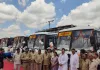 राजस्थान रोडवेज को मिली 144 नई ब्लू लाइन एक्सप्रेस बसें, मुख्यमंत्री ने दिखाई हरी झंडी