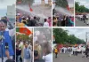 जयपुर में भाजपा-कांग्रेस आमने-सामने, पुलिस से धक्का-मुक्की के बीच वाटर कैनन का इस्तेमाल