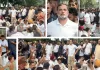 छात्रों पर लाठीचार्ज के खिलाफ विपक्ष का हल्लाबोल: धरने पर बैठे राहुल-प्रियंका, शिक्षा मंत्री के इस्तीफे की मांग