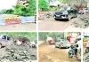 तालाब किनारे रास्ता चालू हुआ : नहीं हटी बाधा, बरसात में दुर्घटना का  खतरा