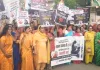 भाजपा सरकार की स्वास्थ्य नीतियों पर विपक्ष हमलावर, राजस्थान महिला कांग्रेस ने निकाली स्वास्थ्य व महिला सुरक्षा व्यवस्था की शवयात्रा