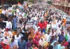 जयपुर में कांग्रेस का ‘जयपुर बचाओ मार्च’, सड़क-पानी-बिजली और ट्रैफिक को लेकर सरकार पर हमला; परकोटे में पैदल मार्च