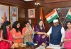 लोकभवन में हर्षोल्लास से मनाया रक्षाबंधन का पर्व, महिलाओं ने बागड़े को बांधी राखी