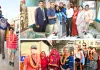 शाही सफर पर जयपुर पहुंचे 5 देशों के 24 पर्यटक: गांधी नगर स्टेशन पर हुआ पारंपरिक स्वागत, कनाडा और स्वीडन के पर्यटकों ने भी लिया शाही यात्रा का आनंद 