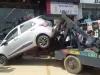 जयपुर: कार चालक ने 100 किमी की रफ्तार से रिवर्स गीयर में दौड़ाई कार, कई गाड़ियों को मारी टक्कर