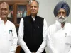 घोषणा पत्र समिति के चेयरमैन ताम्रध्वज साहू पहुंचे जयपुर, मुख्यमंत्री गहलोत ने किया स्वागत