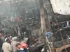 दिल्ली में लाजपत राय मार्केट में आग