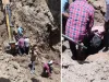 सीवरेज लाइन खुदाई के दौरान हादसा: मिट्टी ढहने से दो मजदूर दबे, एक की मौत, दूसरा घायल