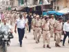 उदयपुर घटना को लेकर रात से ही पुलिस गश्त बढ़ी  दिन में निकाला फ्लैग मार्च