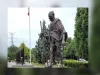 कनाडा में तोड़ी गई महात्मा गांधी की प्रतिमा